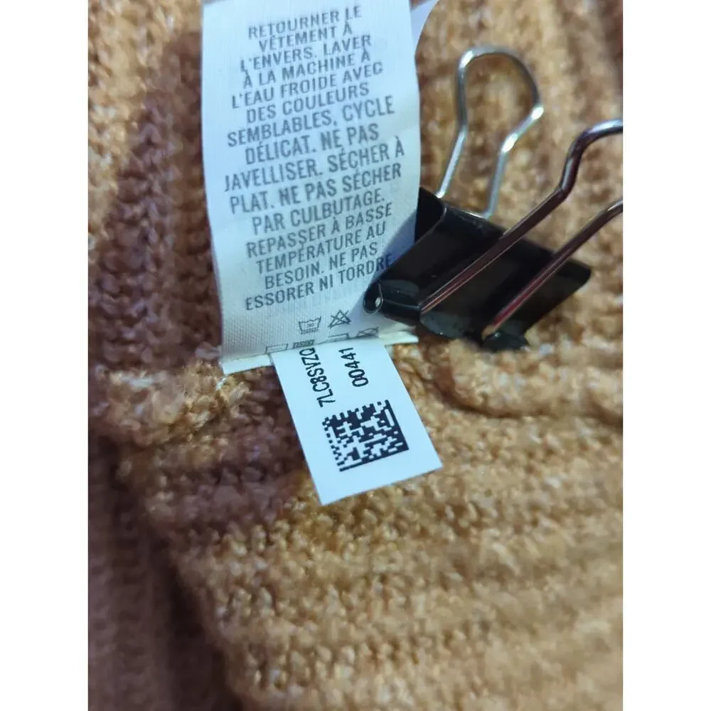 Offline by Aerie Sweater Woman's Size‎ Small Tan Twist Front Neutral Soft